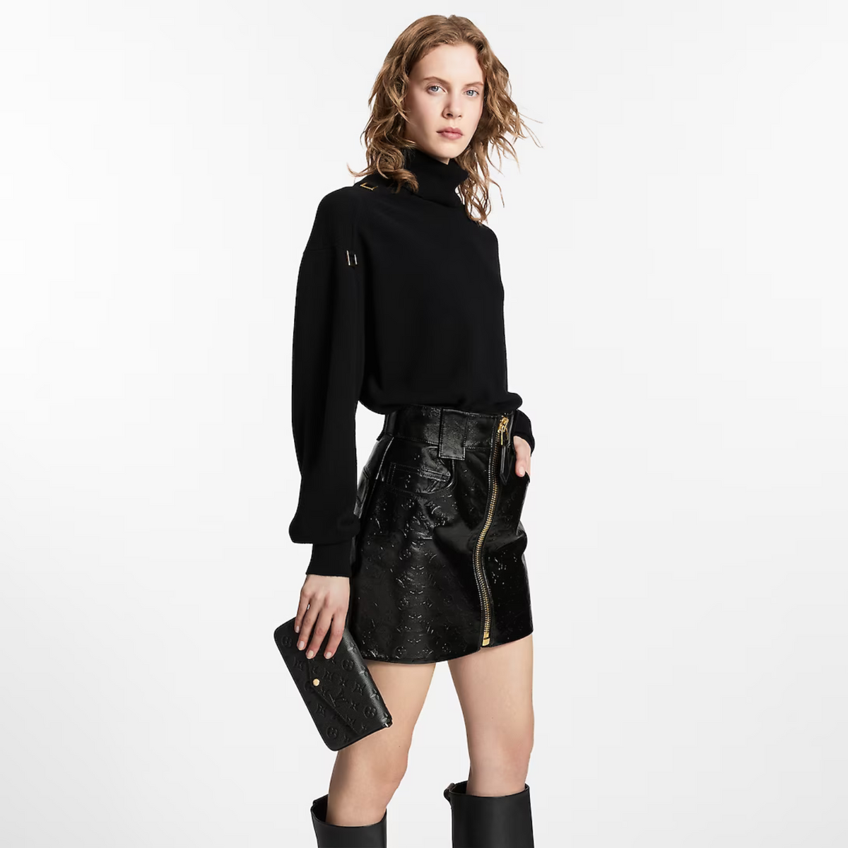 Félicie Pochette Black – the Félicie Pochette is crafted from Monogram Empreinte leather, embossed – LUX VERSE Luxury Designer Fashion Outlet