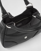 Moon Re-Nylon and leather bag – the observation of apparently distant areas leads to innovative combinations and a – LUX VERSE Luxury Designer Fashion Outlet