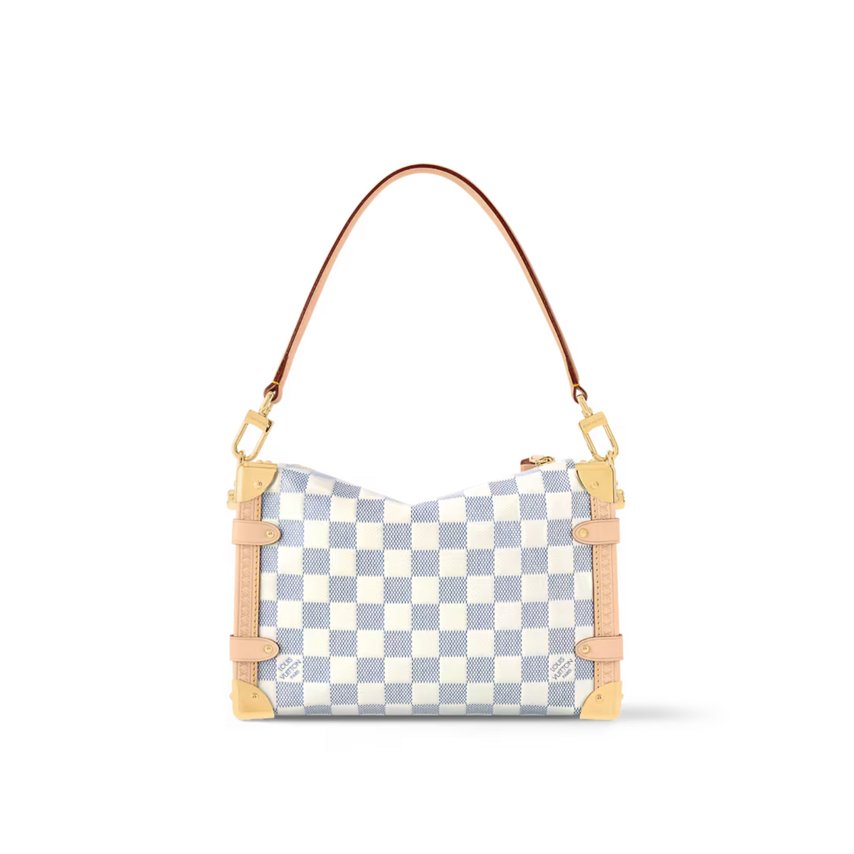 Sling Side Trunk MM – creative Director Nicolas Ghesquière’s playful Side Trunk MM is reimagined in Damier – LUX VERSE Luxury Designer Fashion Outlet