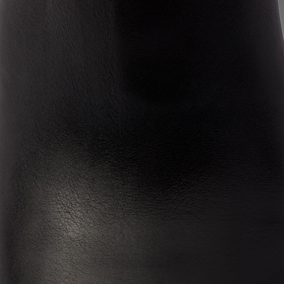 Leather booties – leather lining Side zipper closure Boot leg: 16 cm Leather and rubber sole – LUX VERSE Luxury Designer Fashion Outlet