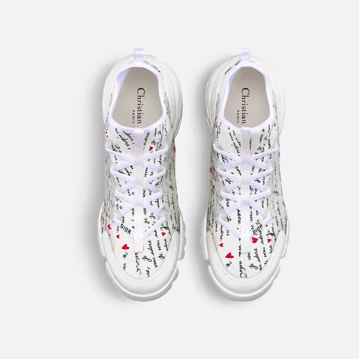 D-Connect Sneaker – the combination of materials is accented by the signature, offering the sneaker – LUX VERSE Luxury Designer Fashion Outlet