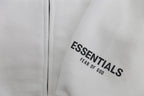 Cream Cotton Logo Zip-Through - Men's