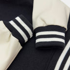 Black Wool Letter Varsity - Men's