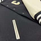 Black Wool Letter Varsity - Men's