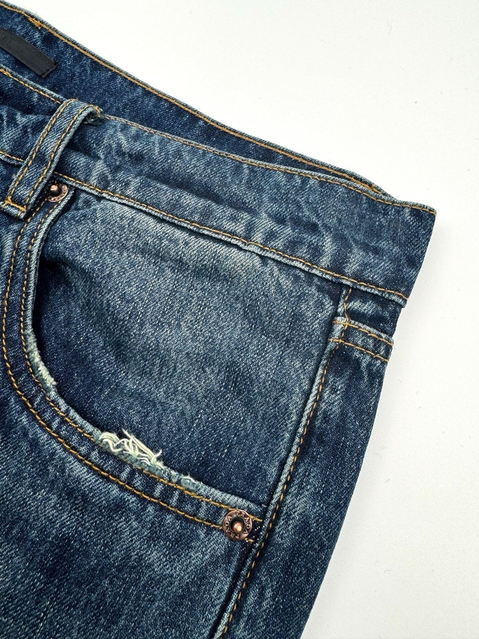 Blaue Jeans Washed Slim – Herren