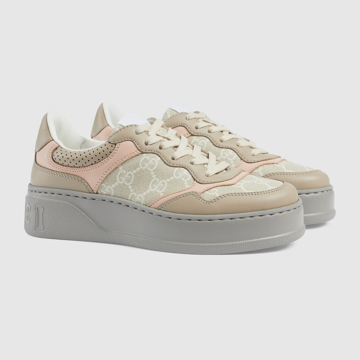 Women's GG sneaker – this pair of chunky sneakers is presented in a mix of different materials with – LUX VERSE Luxury Designer Fashion Outlet