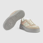 Women's GG sneaker – this pair of chunky sneakers is presented in a mix of different materials with – LUX VERSE Luxury Designer Fashion Outlet