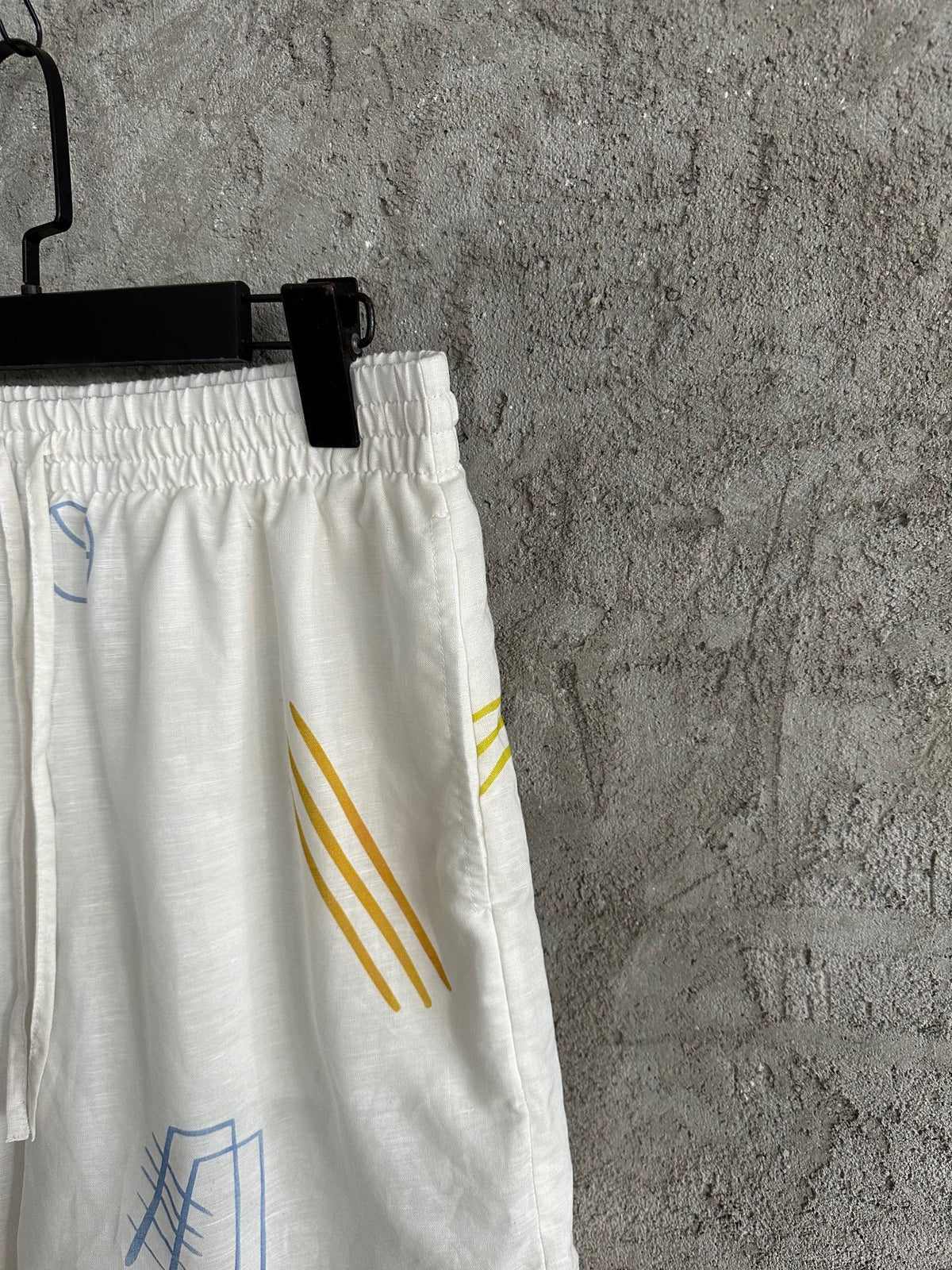 Embroidered Silk Shorts - Men's