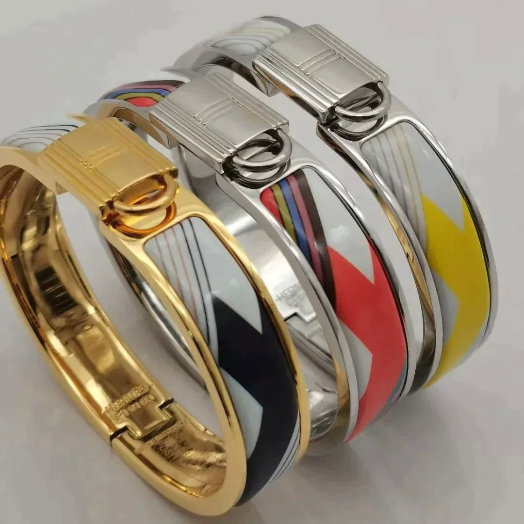 H Lock Multicolor Bracelet 12mm – LUX VERSE Luxury Designer Fashion Outlet