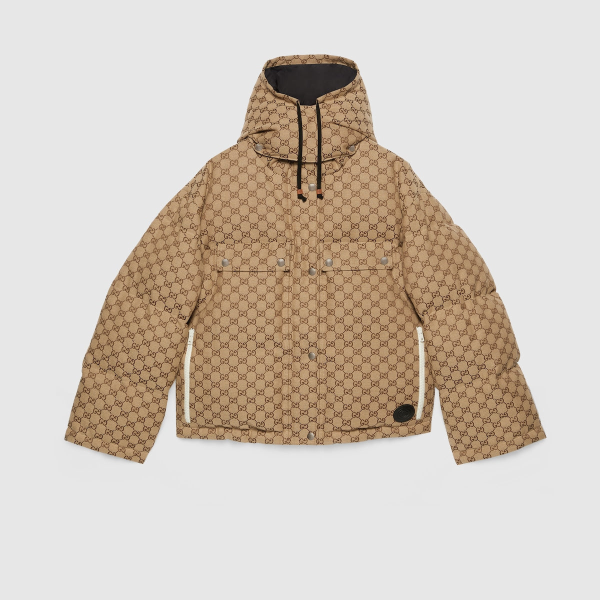 Cotton canvas puffer jacket – modernizes classic outerwear styles through unexpected details – LUX VERSE Luxury Designer Fashion Outlet