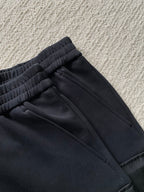 Black Nylon Zip Detail Cargo - Men's