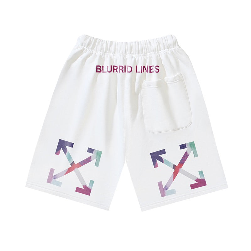 Black Cotton Pink Logo Drawstring - Men's