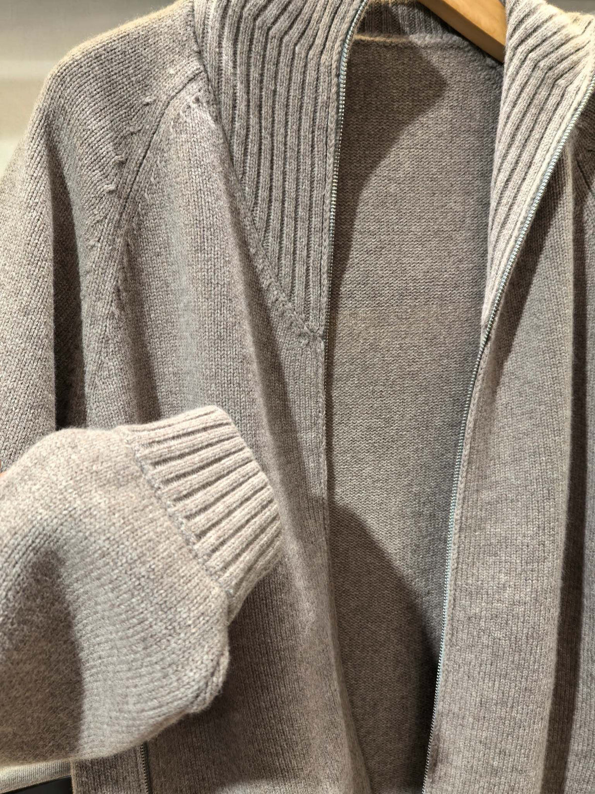 Oatmeal Grey Sweater - Men's