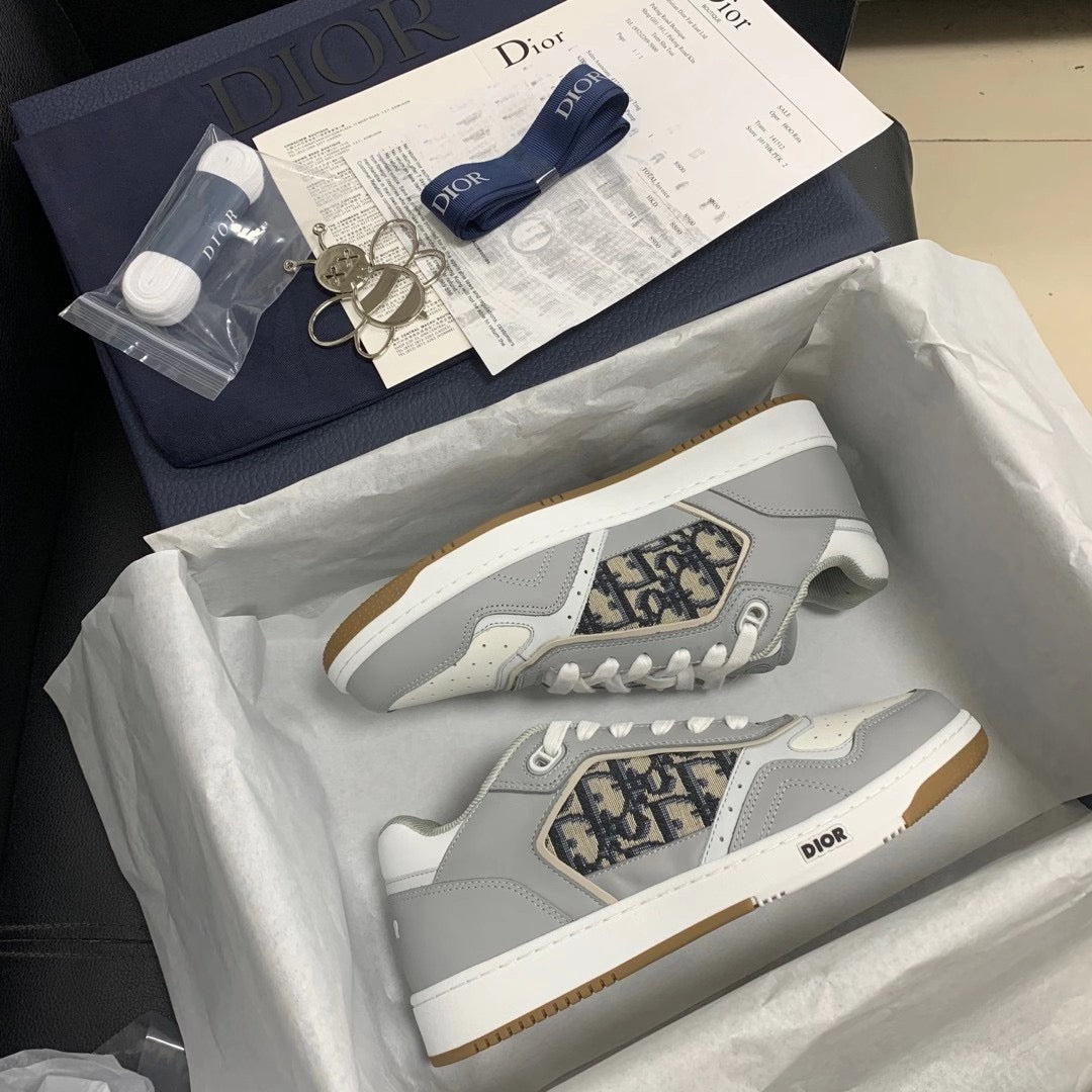 B27 Low-Top-Sneakers aus blauem Oblique