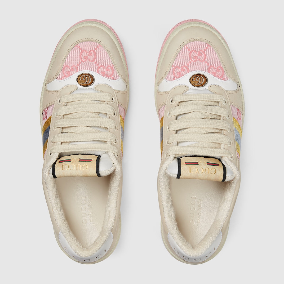 Screener GG sneaker – influenced by classic trainers from the'70s, the Screener sneakers—named for – LUX VERSE Luxury Designer Fashion Outlet