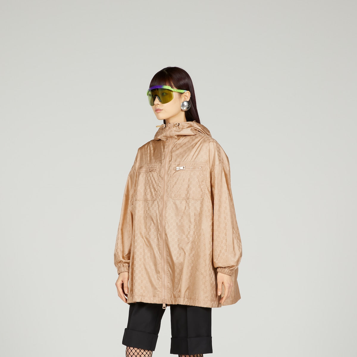 GG hooded jacket – the House's historical monogram continues to evolve, exploring new expressions – LUX VERSE Luxury Designer Fashion Outlet