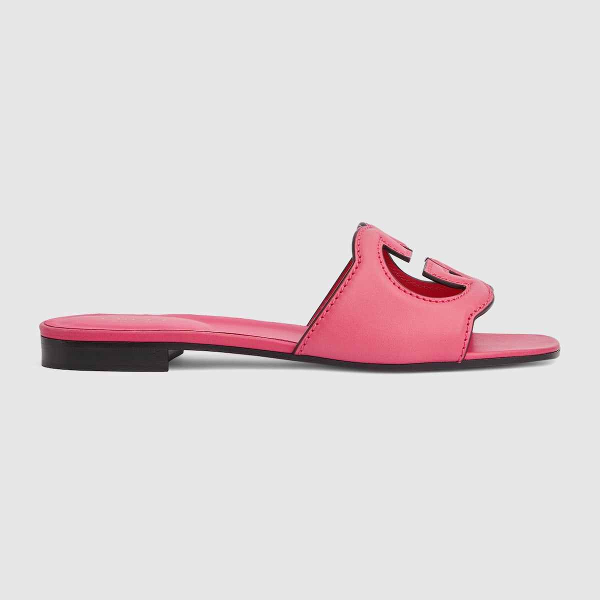 Women's slide sandal with Interlocking G – influenced by an archival design from the'70s-a hallmark era of the House, – LUX VERSE Luxury Designer Fashion Outlet