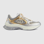 Women's Metalic Leather Run sneaker – designs inspired by the sporting world are interpreted through the lens – LUX VERSE Luxury Designer Fashion Outlet