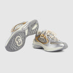 Women's Metalic Leather Run sneaker – designs inspired by the sporting world are interpreted through the lens – LUX VERSE Luxury Designer Fashion Outlet