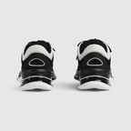 Metalic Leather Run sneaker – this pair of Run sneakers spotlights a black suede with the unmissable Interlocking – LUX VERSE Luxury Designer Fashion Outlet