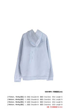Pullover aus blauer Baumwolle mit Brustaufdruck – Herren