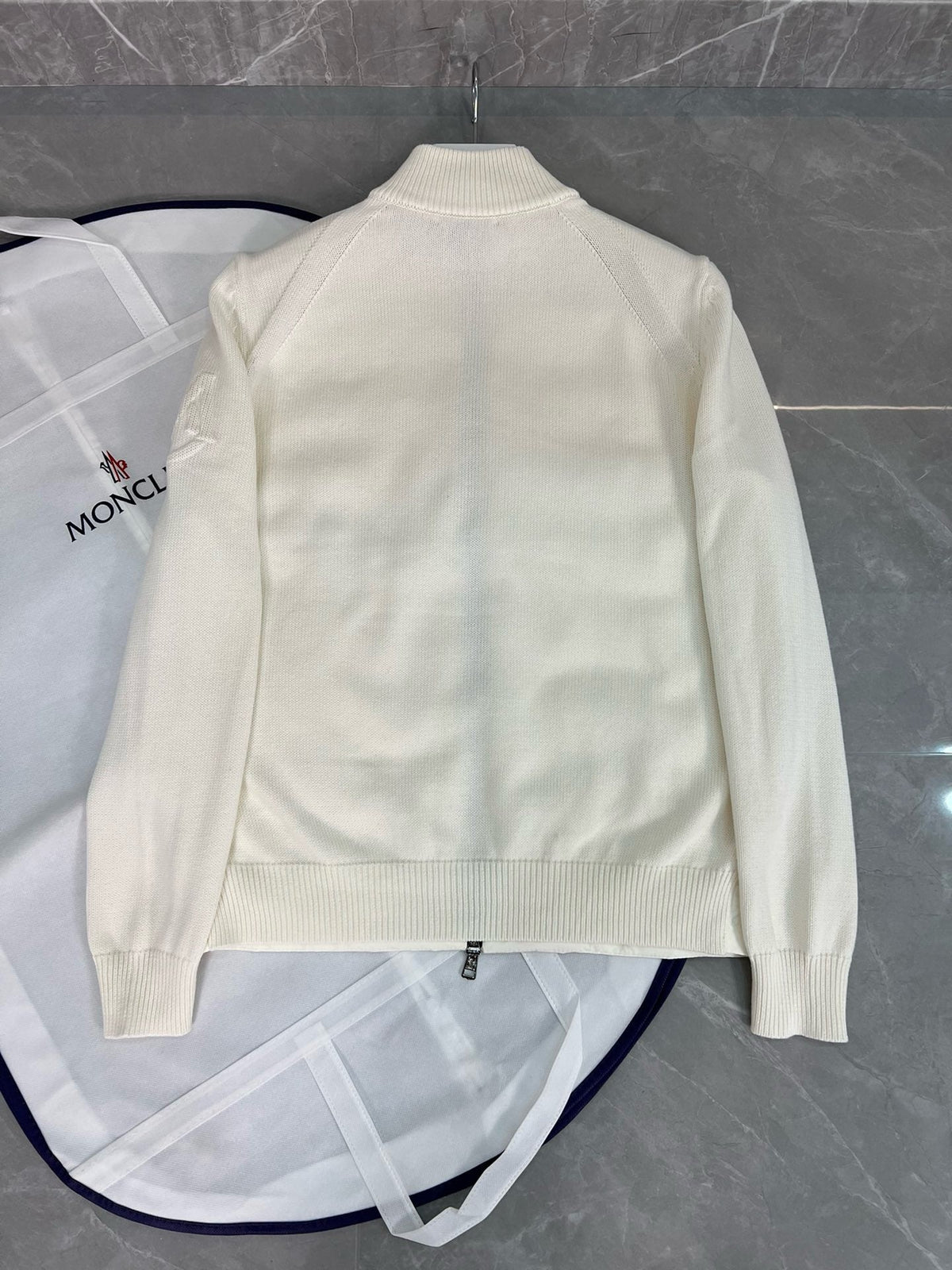 Black and White Puffer Jacket - Women's