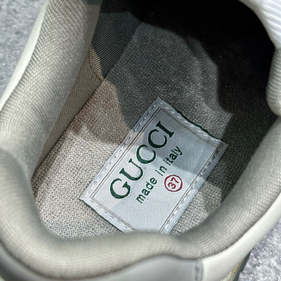 White and Grey Sneakers