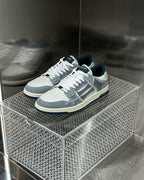 White and Grey Sneakers