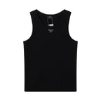 Schwarz-weißes Tanktop – Herren