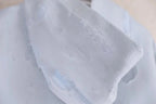 Pullover aus blauer Baumwolle mit Brustaufdruck – Herren