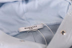 Pullover aus blauer Baumwolle mit Brustaufdruck – Herren