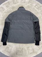 Schwarzer Nylon-Daunenparka – Herren