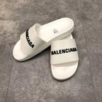 White with Black Logo Slides