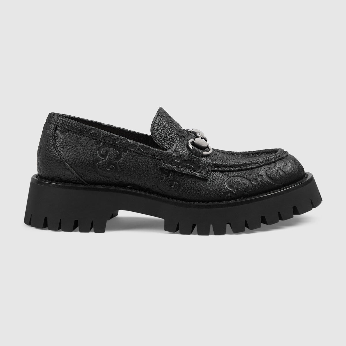 Women's GG lug loafer with Horsebit – the logo continues to be a distinguishing feature of collections and appears atop – LUX VERSE Luxury Designer Fashion Outlet