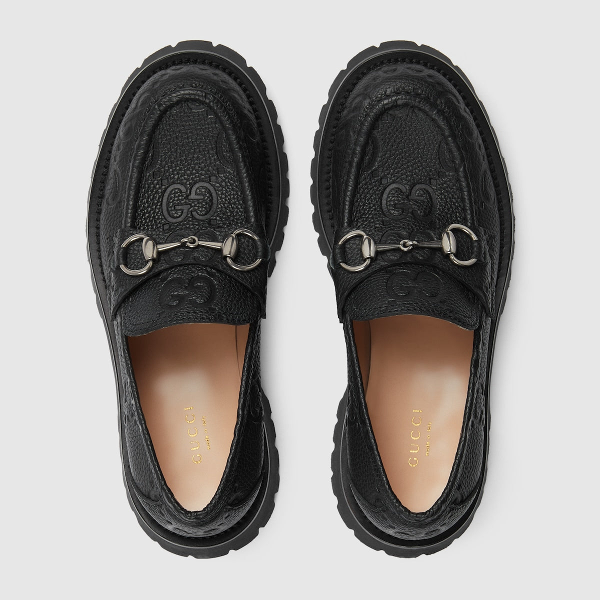 Women's GG lug loafer with Horsebit – an homage to Founder originally created in the 1930s, the distinctive GG motif has – LUX VERSE Luxury Designer Fashion Outlet