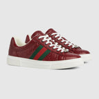 Women's Ace sneaker – a chunkier construction defines the shape, while a metal “ACE” tag shines atop – LUX VERSE Luxury Designer Fashion Outlet
