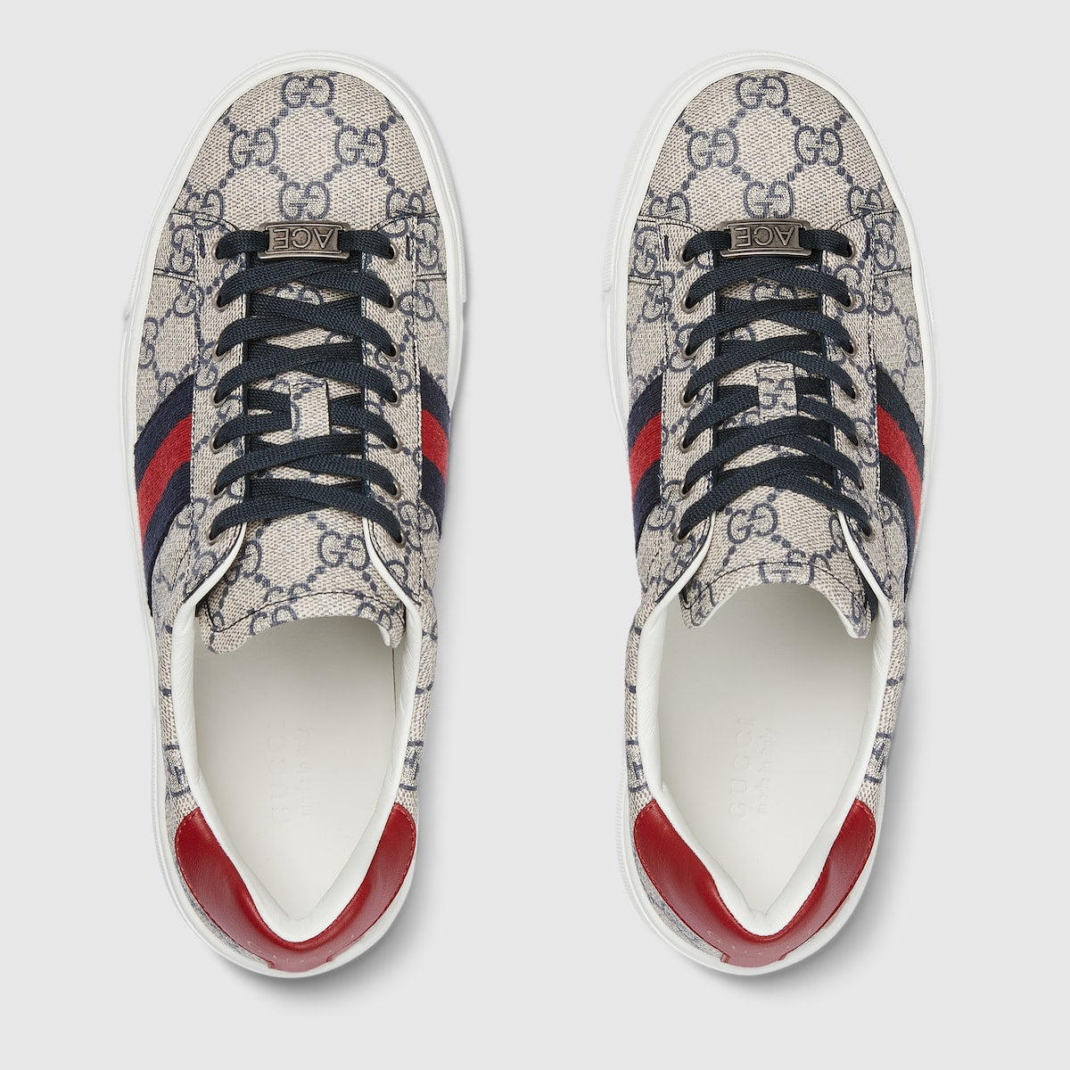 Women's Ace Lace-up sneaker with Web – a new version of the characteristic low-top silhouette is presented in the latest – LUX VERSE Luxury Designer Fashion Outlet