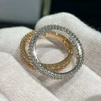 Perlee Diamond Rose Gold Ring – LUX VERSE Luxury Designer Fashion Outlet