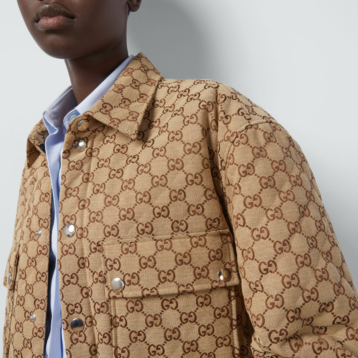GG canvas shirt – a relaxed attitude speaks volume as casual pieces become indispensable – LUX VERSE Luxury Designer Fashion Outlet