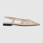 Women's slingback ballet flat – taking inspiration from archives of the 1990s and early 2000s, the women's shoes – LUX VERSE Luxury Designer Fashion Outlet