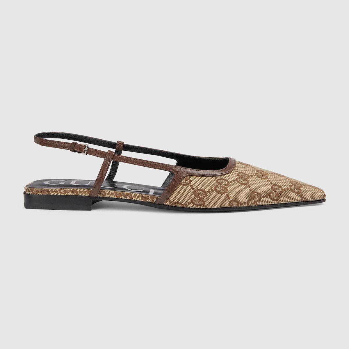 GG slingback ballet flat – taking reference from the archives of the 1990s and early'2000s, this pair of flat – LUX VERSE Luxury Designer Fashion Outlet