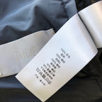 Dunkelblaue und schwarze Pufferjacke – Herren