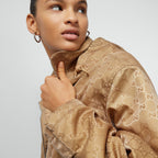 GG nylon canvas padded jacket – presented in GG nylon canvas, this padded jacket is completed with a drawstring hood – LUX VERSE Luxury Designer Fashion Outlet