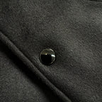 Varsity-Jacke für Herren – Schulterpartie aus schwarzer Wolle