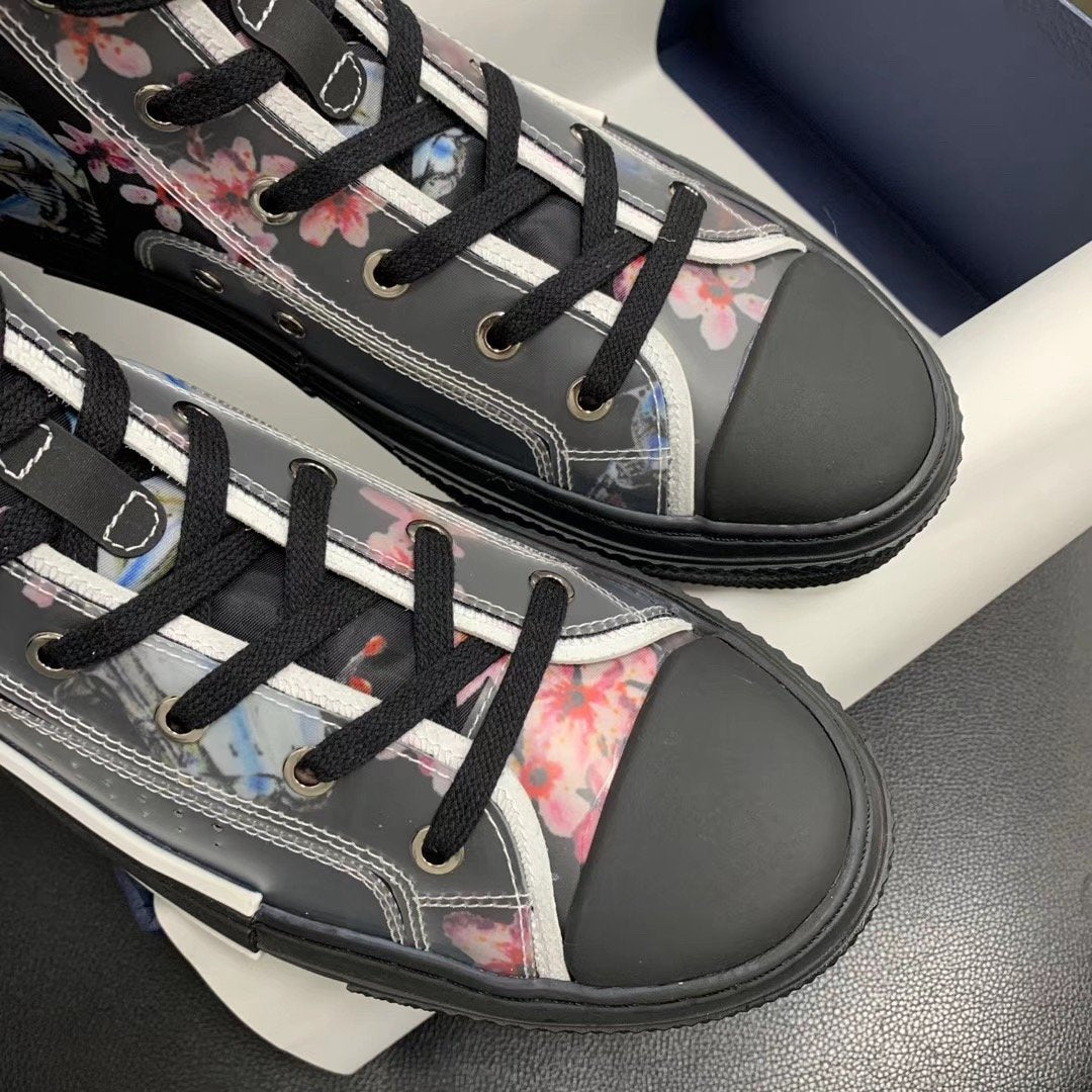 B23 High-Top Floral Print Sneakers