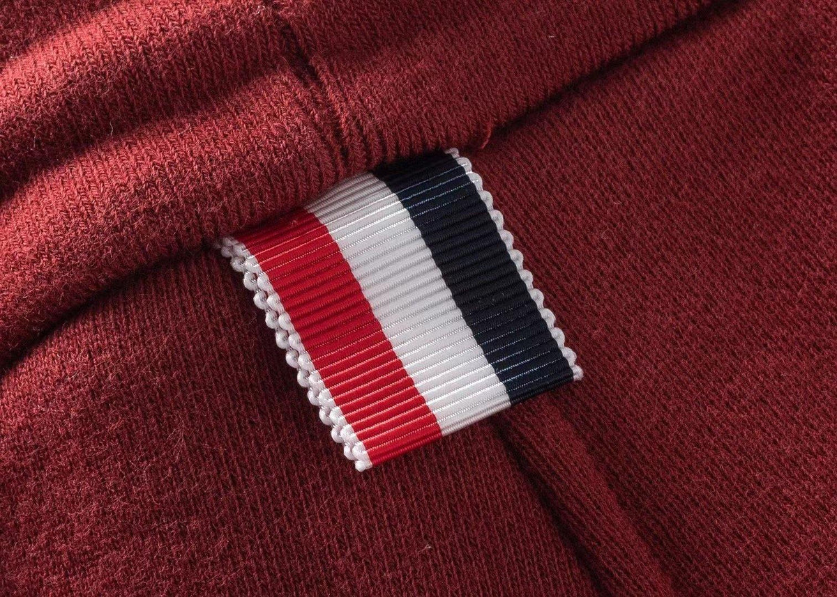 Red Jersey Bar Stripe Drawstring - Men's