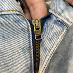 Blue Denim Faded Straight – Damen