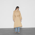 GG cotton gabardine trench coat – the Pre-Fall selections spotlight essential silhouettes with emblematic details – LUX VERSE Luxury Designer Fashion Outlet