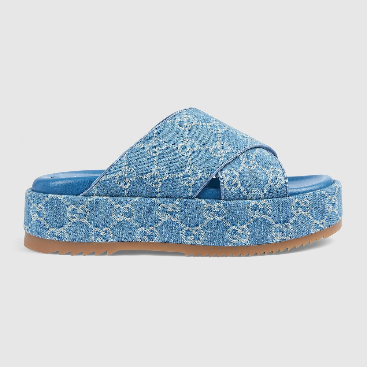 Women's GG platform slide sandal – inspired by the summer spirit and beach clubs on the Italian coast, this item is – LUX VERSE Luxury Designer Fashion Outlet