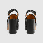 Women's Horsebit leather mule – the recognizable double ring and bar adds a decorative finish to this pair – LUX VERSE Luxury Designer Fashion Outlet